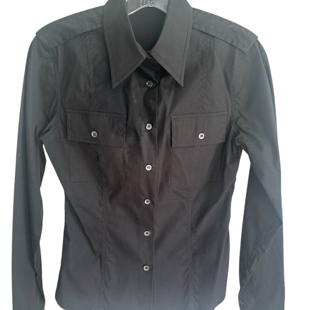 Authentic Gucci Black Button-Up Shirt Size 38 EU